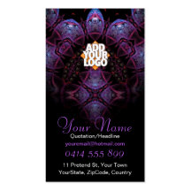 Purplezee v2 Fractal Business Card