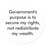 Purpose of Government stickers