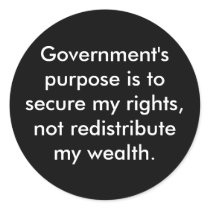 Purpose of Government stickers