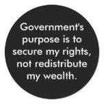 Purpose of Government stickers