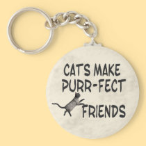 Purr-fect Friends keychains