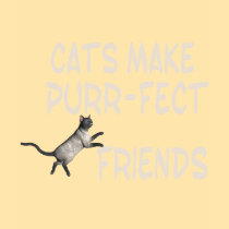 Purr-fect Friends t-shirts