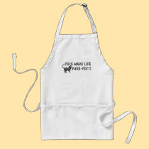 Purr-fect Life aprons