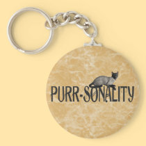 Purr-sonality keychains