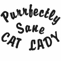 Purrfectly Sane Cat Lady Polo Shirt
