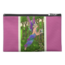 PursonalsBySimplyTonjia  Pink Angel Kate  Bagettes Travel Accessory Bags