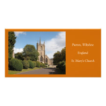 Purton St Mary's Church Customized Photo Card