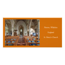 Purton St Mary's Church Personalized Photo Card