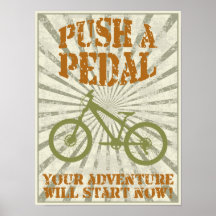Push a pedal print