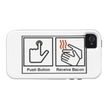 Push Button, Receive Bacon Case For The iPhone 4