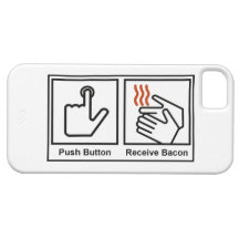Push Button, Receive Bacon Case-Mate iPhone 5