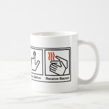 Push Button, Receive Bacon Mug