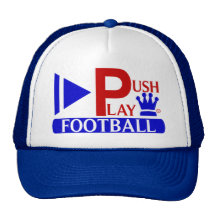 Push Play Athletic Wear Football Hats