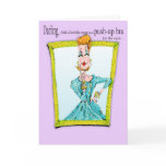 Push up bra for eyes - birthday or friendship card