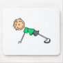 Push Ups Stick Figure Mousepad