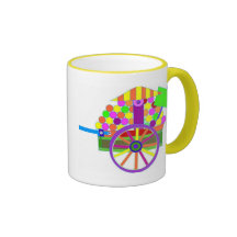 PUSHCART WAGON COFFEE MUGS