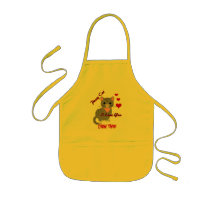 Pussy Cat / I Love You Aprons