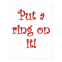 Put a Ring on It! Post Cards