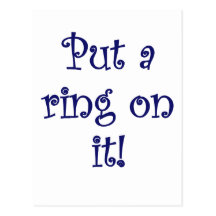 Put a Ring on It! Postcards