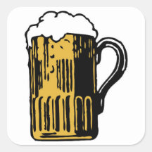 PUT BEER ON IT SQUARE STICKER