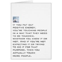 Put Out Positive Energy Cards