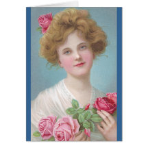 Put Roses in Your Cheeks Cards