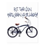 Put the FUN between your legs - blue Post Card