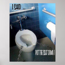 Toilet Seats  Funny Signs on Funny Toilet Sign Posters  Funny Toilet Sign Wall Art