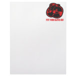 Put Your Gloves On letterhead