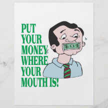 Put Your Money Custom Flyer