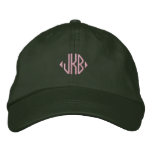 Put Your Monogram on a Cap embroidered hats