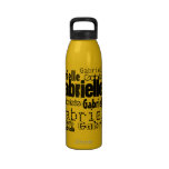 Put Your Name All Over this Reusable Water Bottle water bottles