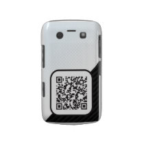 Put your Scannable QR code on these Blackberry Bold Case