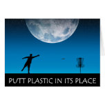 Putt Plastic In Its Place Cards
