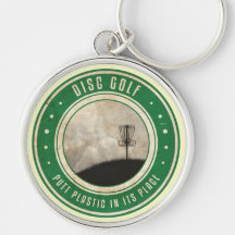 Putt Plastic In Its Place Keychain