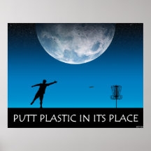 Putt Plastic In Its Place Print