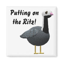 Putting on the Ritz! Fridge Magnet
