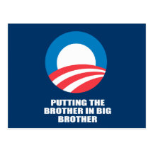 PUTTING THE BROTHER IN BIG BROTHER POSTCARDS
