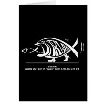 Putting the Win in Darwin (by sethness@deviantart) Greeting Card