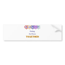 Puzzle Bumper Sticker
