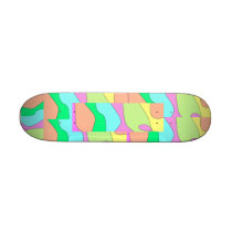 puzzle colour custom skateboard
