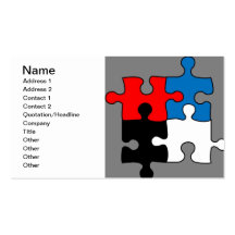 Puzzle Pieces Business Card