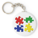 Puzzle Pieces Keychain