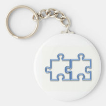 Puzzle Pieces Keychain