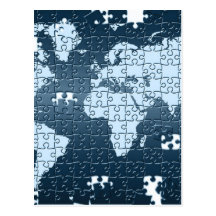 Puzzled! Postcard