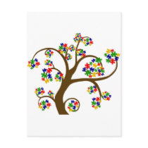 Puzzled Tree of Life Post Cards