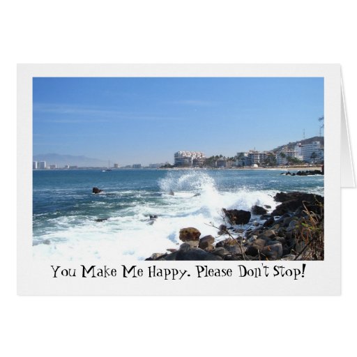PV View With Crashing Wave; Customizable Card