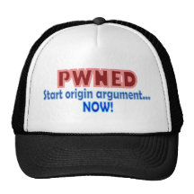 Pwned Pwn Owned Gamer Origin Design Mesh Hats