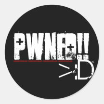 "PWNED!!" Stickers
