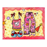 Pyjama Party Postcard postcards